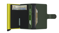 Matte - Miniwallet - Green - Lime - Cards