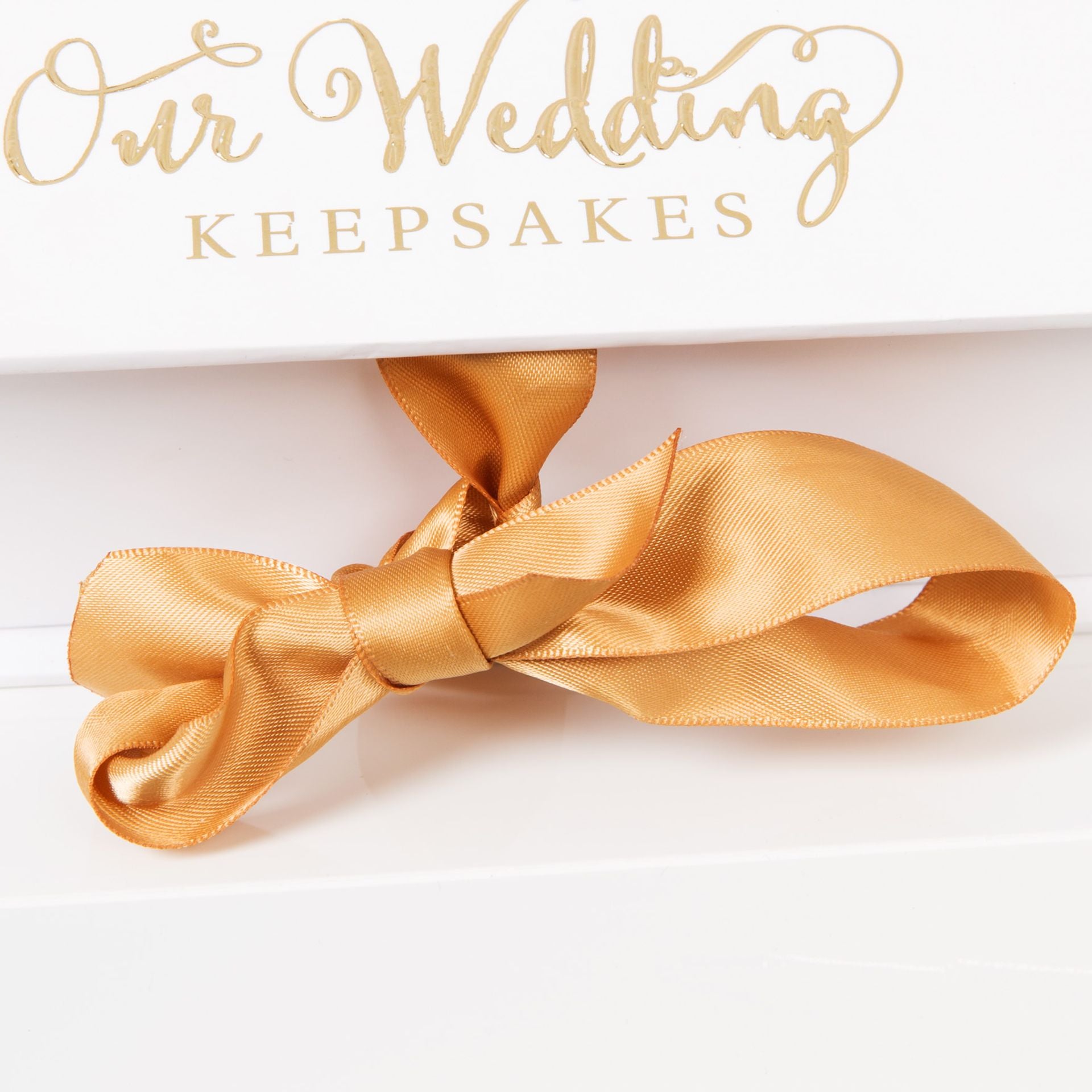 'Always & Forever' Gold Foil A4 Keepsake Box Mr & Mrs