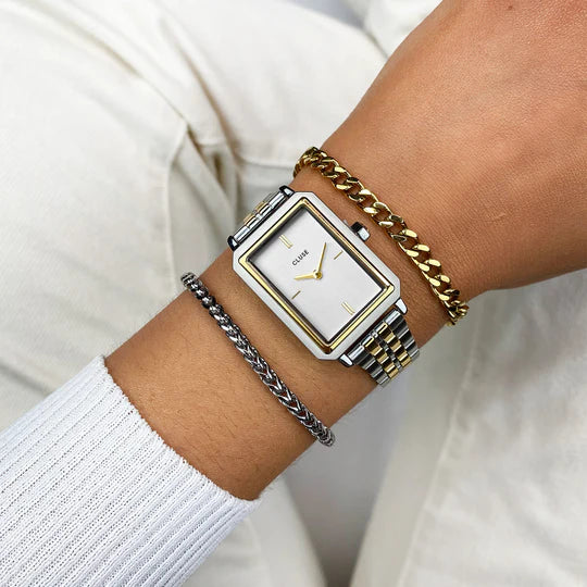 Cluse Fluette Watch Steel, Two-Tone