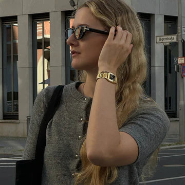 Cluse Gracieuse Watch Steel, Black, Gold Colour