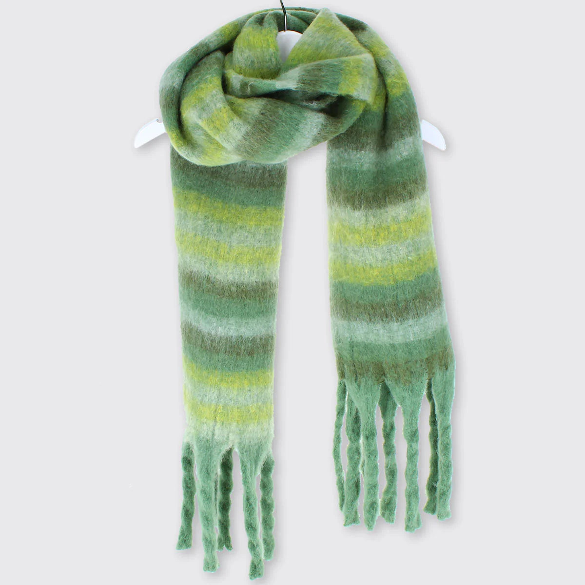 Zoe Blanket Scarf Shades Of Green